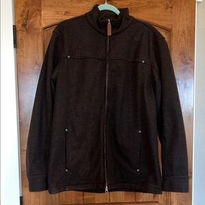 Men’s Brown Zip-Up Jacket